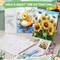 16-Pack Pre-Drawn Canvas Paint Kit for Adults – 8x10 Preprinted Framed Paint and Sip Party Supplies with Easels, Brushes, Palettes, and Aprons (Garden Theme, 16 Sets)